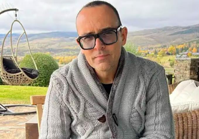 Risto Mejide, en su casa en el Pirineo catalán.