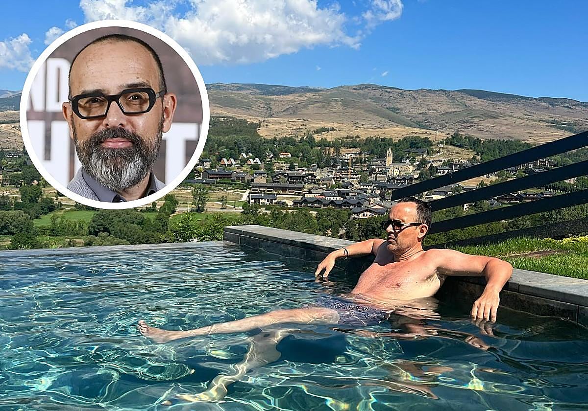 El refugio de Risto Mejide: una casa en el Pirineo, una biblioteca de dos plantas y una piscina infinita