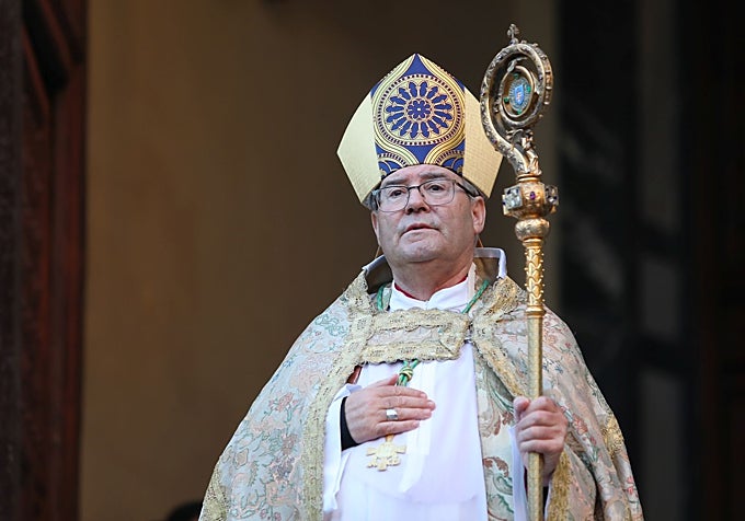 El arzobispo de Toledo, Francisco Cerro Chaves.