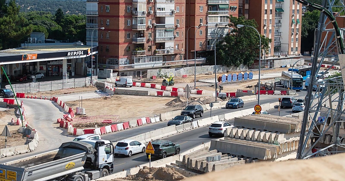 Madrid habilita un desvío temporal en el entorno de la A-5 por las obras del Paseo Verde del Suroeste