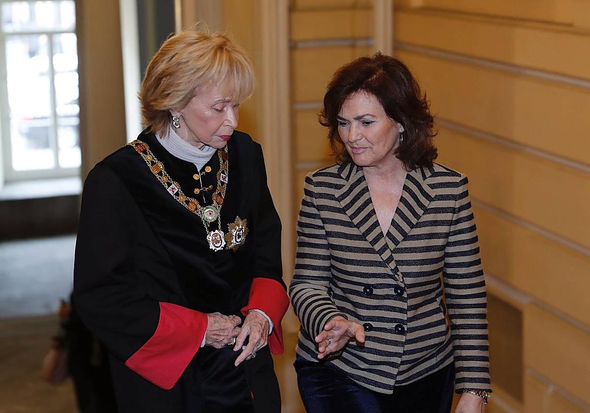 Carmen Calvo, sobre el proceso de incapacitación a De la Vega en el Consejo de Estado: «Es necesario tomar decisiones» miniatura