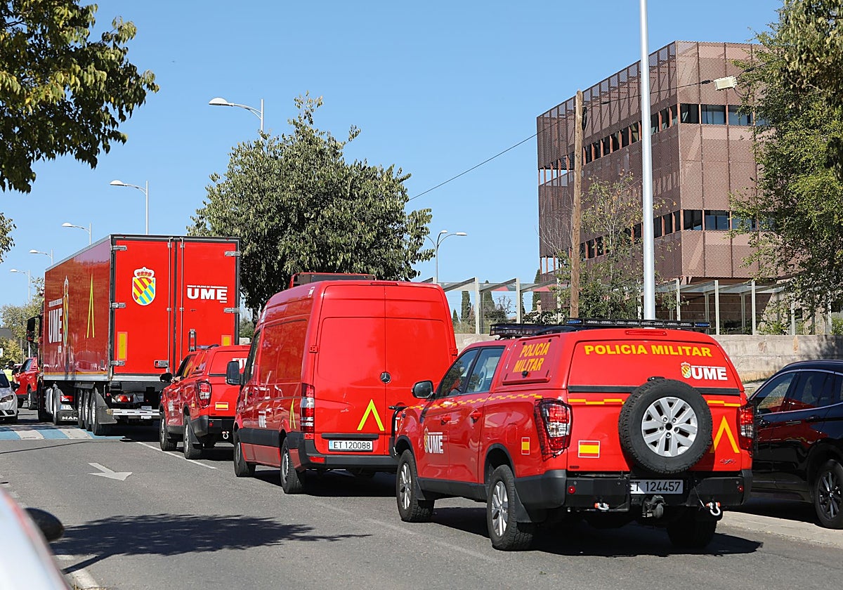 La UME llega al Instituto Anatómico Forense de Toledo para identificar a las víctimas miniatura