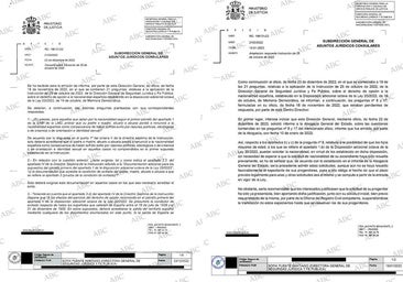 Sofía Puente avaló por escrito conceder la nacionalidad a descendientes de emigrados en 1830 por la 'ley de nietos'
