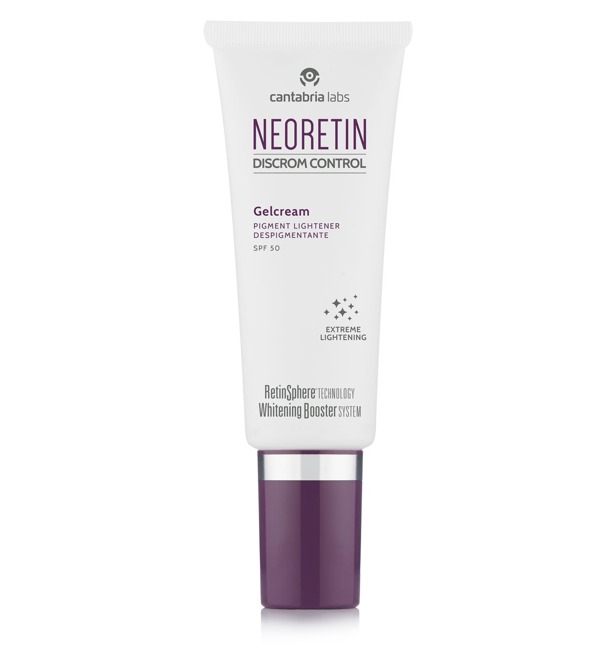 Neoretin Discrom Control Gelcream SPF 50 de Cantabria Labs (39,83 euros). Crema despigmentante que atenúa las manchas y previene su aparición gracias a los filtros solares. Incluye Whitening Booster System, un sistema de potentes activos que actúan sobre la formación de la mancha, en las fases de la síntesis de melanina.