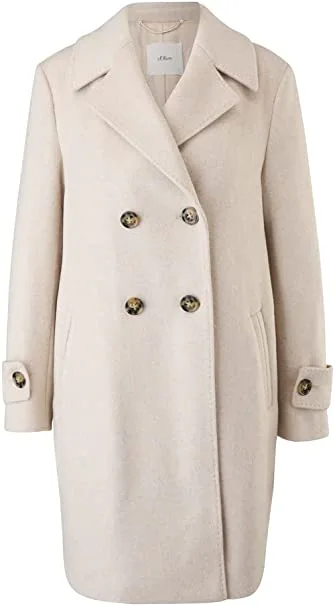 Abrigo de manga larga en color beige:  141 euros en Amazon Fashion.