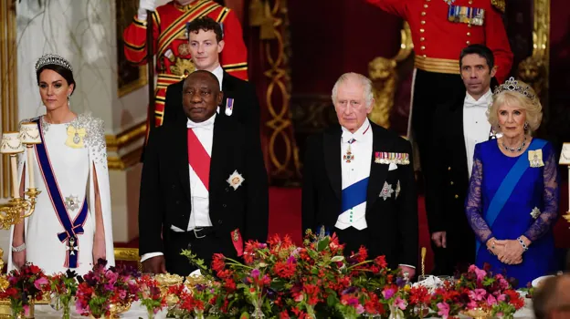El rey Carlos III recibe al presidente de Sudáfrica, dos meses después de la reina Isabel II.