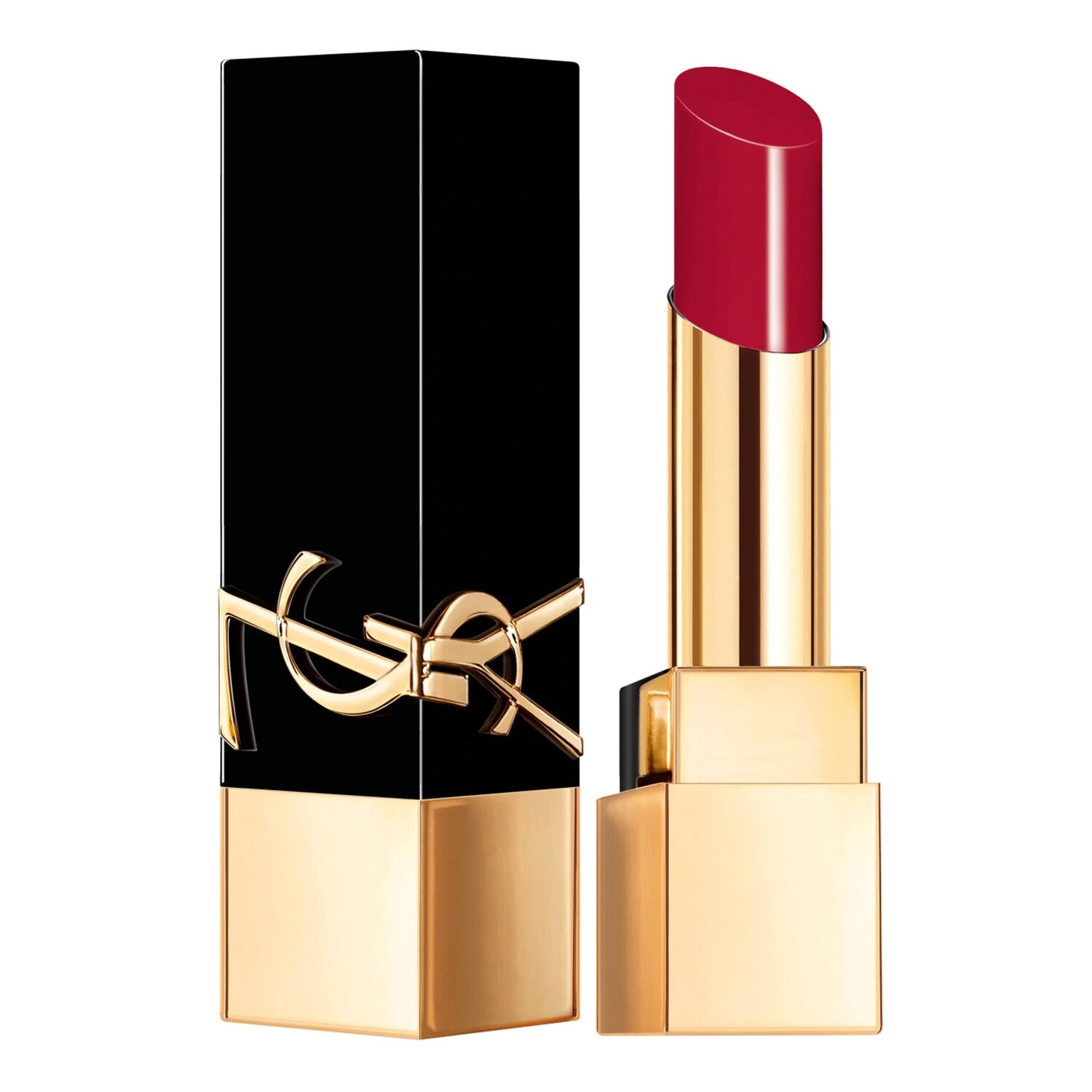 Barra de labios satinada Rouge Pur Couture The Bold en color magenta de Yves Saint Laurent (40,99 €, en Sephora)