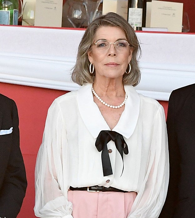 Carolina de Mónaco, fiel seguidora del estilo romántico.