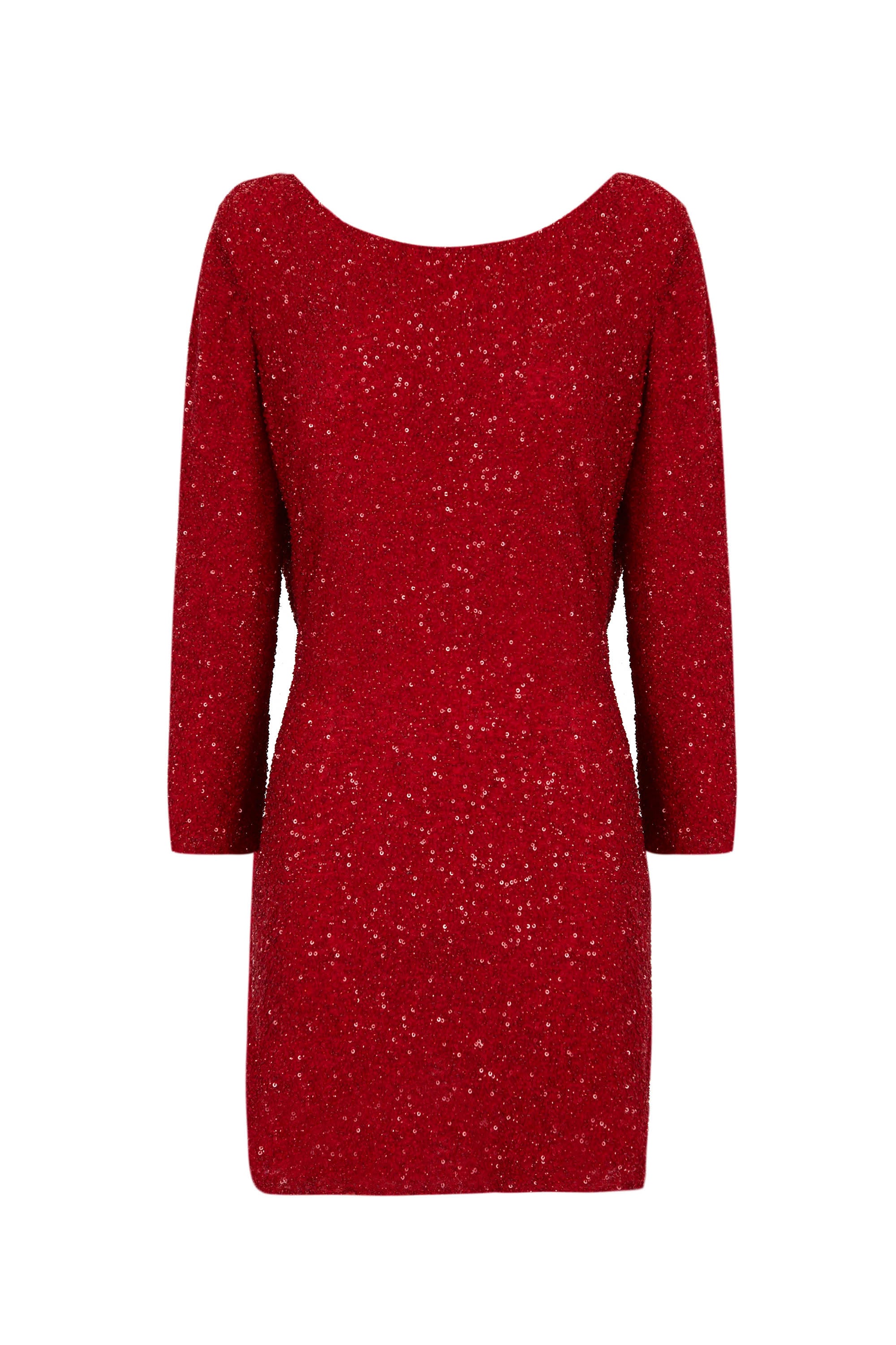 Vestido rojo de lentejuelas para brillar toda la noche: 545 euros en Antik Batik.