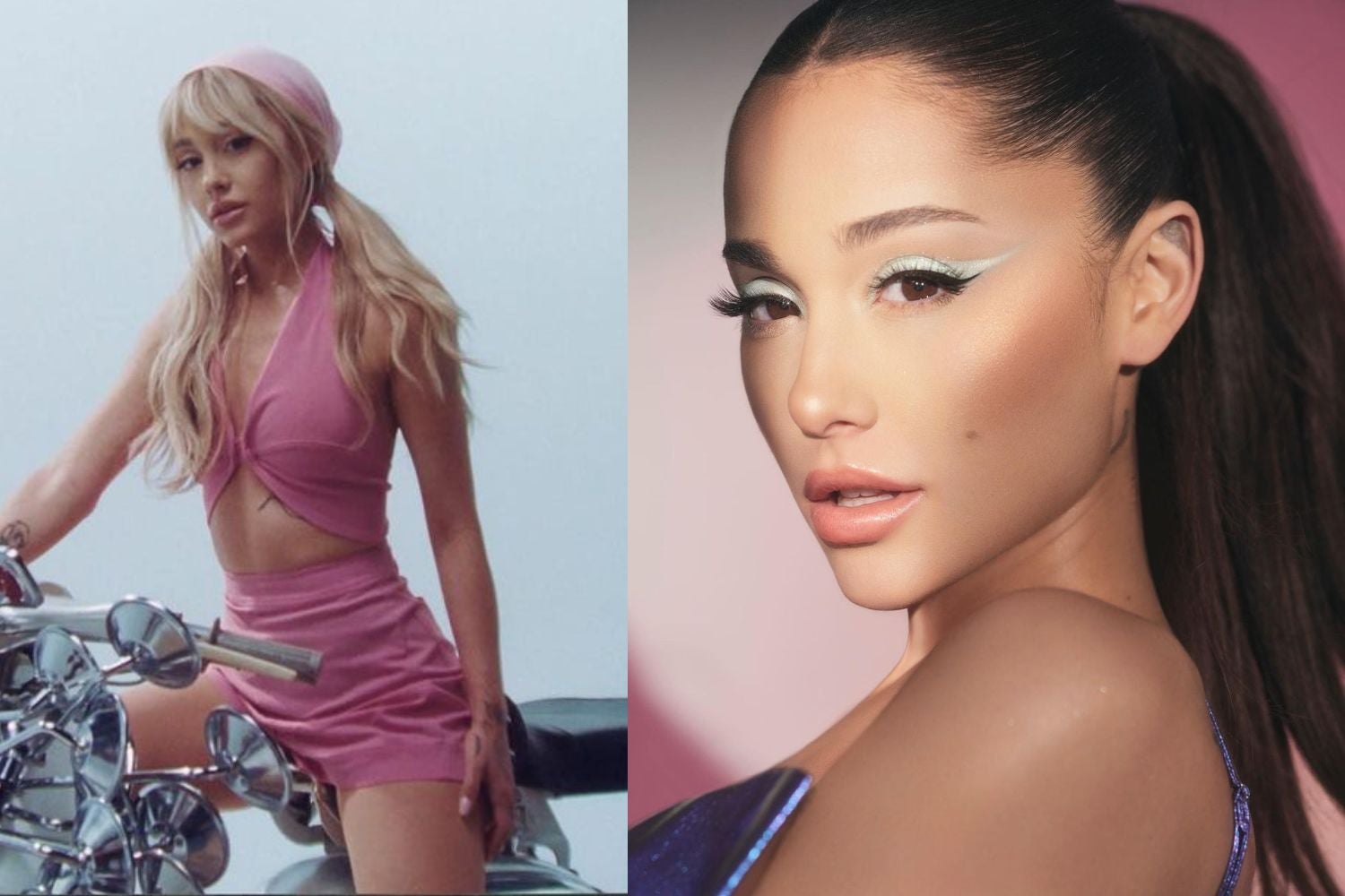 Ariana Grande de morena a rubia. La cantante ha estrenado recientemente melena platino, aunque quizás se trate de una peluca. El tiempo lo dirá.