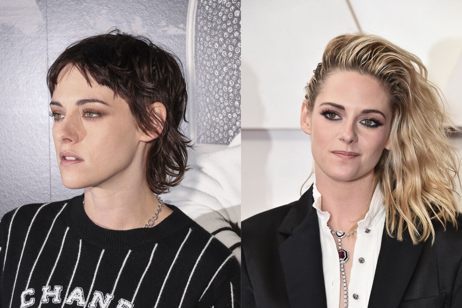 Kristen Stewart y el corte ‘mullet’. Otra famosa que también arriesga mucho con sus cambios de look es la actriz que este año optó por despedirse de su media melena, eligiendo el corte ‘mullet’, solo apto para atrevidas, y mujeres que adoran las tendencias. Además, también cambió el color de pelo, despidiéndose del rubio y optando por el color que en 2022 ha cautivado a las famosas: el castaño.