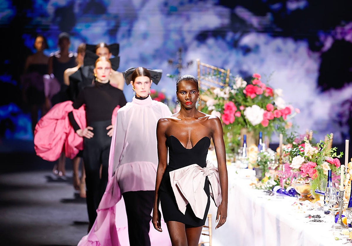 La colección de Encinar en la primera jornada de la MBFWMadrid otoño/invierno 2023/24.