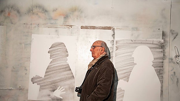Saura en el taller de Suso