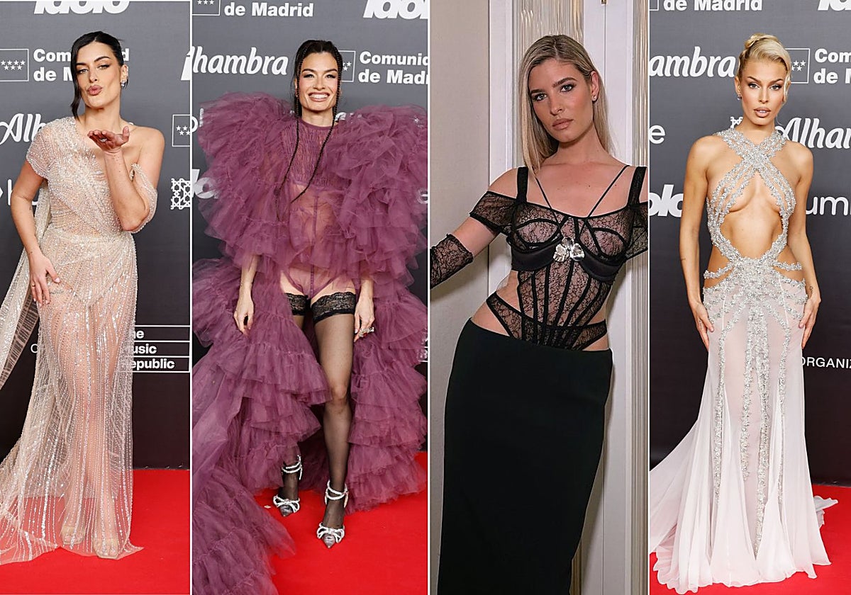 Los looks de las influencers en los Premios Ídolo, creados por Dulceida.