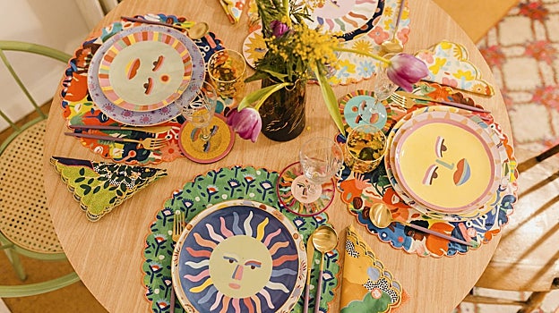 Colorida vajilla de la firma española Celia B