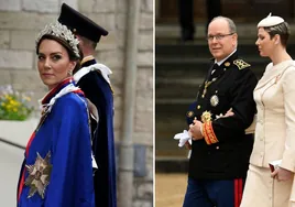 Todos los looks de los invitados a la coronación de Carlos III: ellos con uniforme y ellas con vestidos azules, rosas y amarillos
