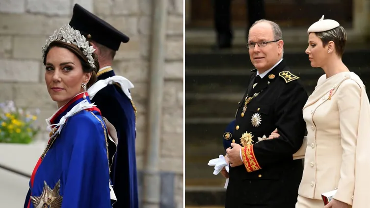 Todos los looks de los invitados a la coronación de Carlos III: ellos con uniforme y ellas con vestidos azules, rosas y amarillos