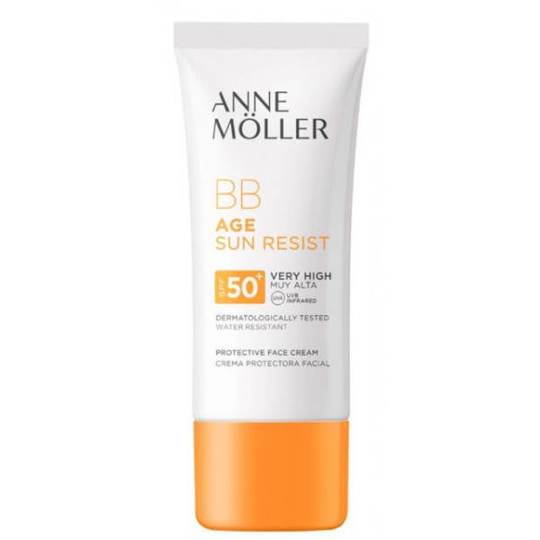 'BB cream' apta para todas las pieles y con protección solar SPf 50+ de Anne Moller. 19,20 euros en Primor. 