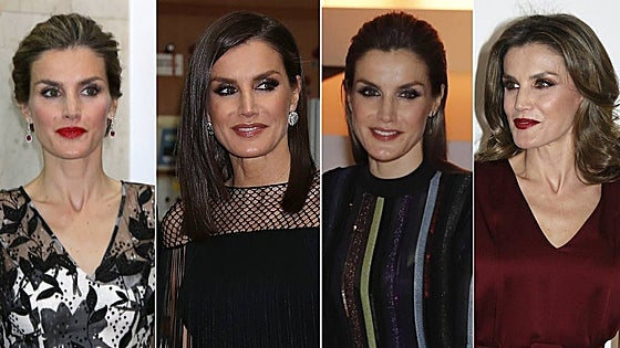 La Reina Letizia en los Premios Cavia: de su maquillaje de ojos ahumados a su vestido de flecos