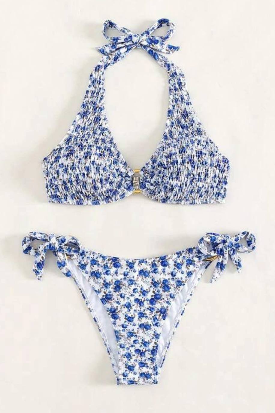 Bikini floral de Shein. 12 euros. 