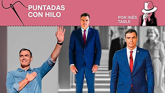El tono de Pedro Sánchez, un híbrido entre el color pitufo, Gargamel y el novio de Barbie