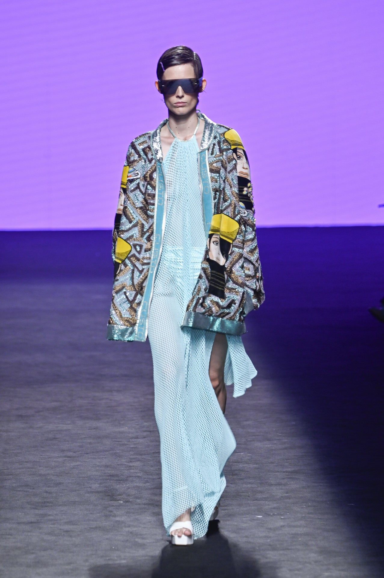 Desfile de Custo Barcelona en la MBFWMadrid 2023.  