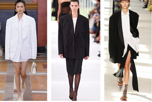 Traje oversize: Valentina, Givenchy y Dries van Noten.