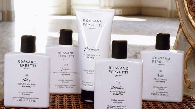 Los productos capilares de Rossano Ferretti están formulados con ingredientes naturales y han sido premiados en todo el mundo.