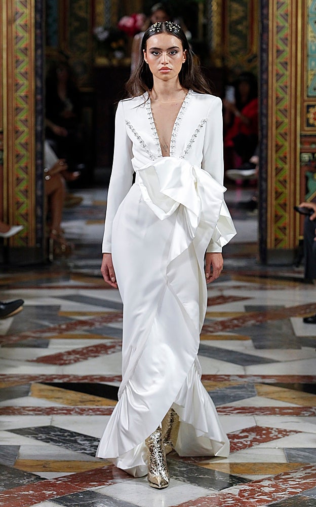 Así se llevan ahora los vestidos de novia