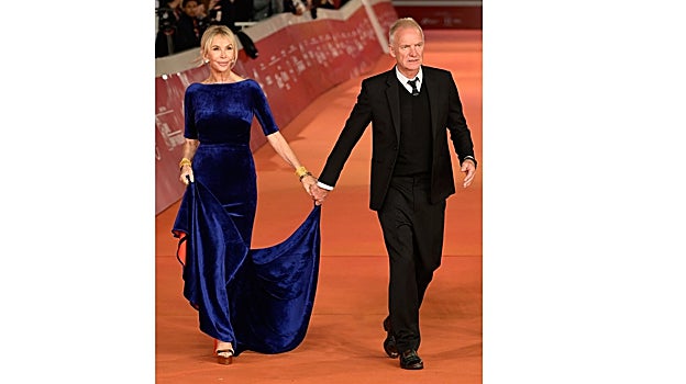 Trudie Styler y Sting durante un acto en el Festival de Roma