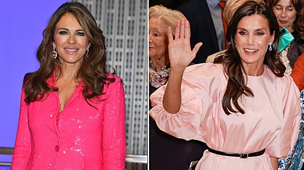 Liz Hurley y la Reina Letizia son grandes admiradoras del rosa