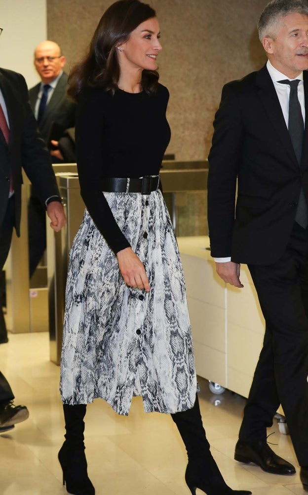 Doña Letizia en 2019.