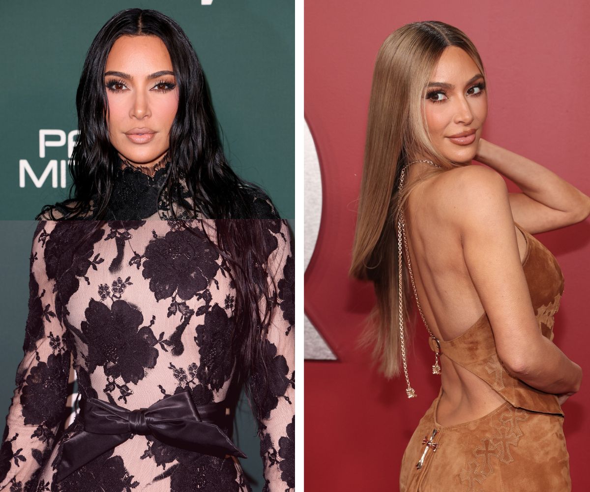 Kim Kardashian es una de las habituales en los recopilatorios de los cambios de look. A la empresaria le encanta renovar su pelo. Su última transformación: dejar atrás el pelo negro por un rubio ceniza. 