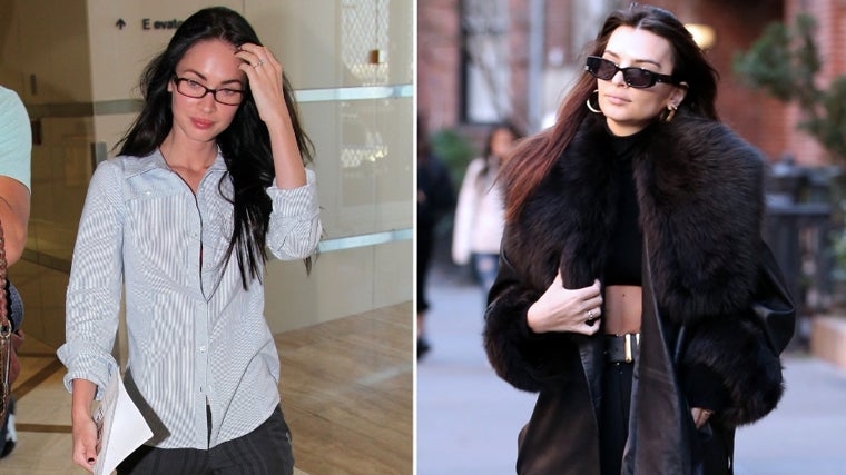 Megan Fox en 2010 y Emily Ratajkowski en la actualidad con estas gafas