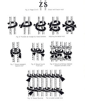 Imagen secundaria 2 - El nudo bereber se había dejado de usar en la fabricación de alfombras por su complejidad.