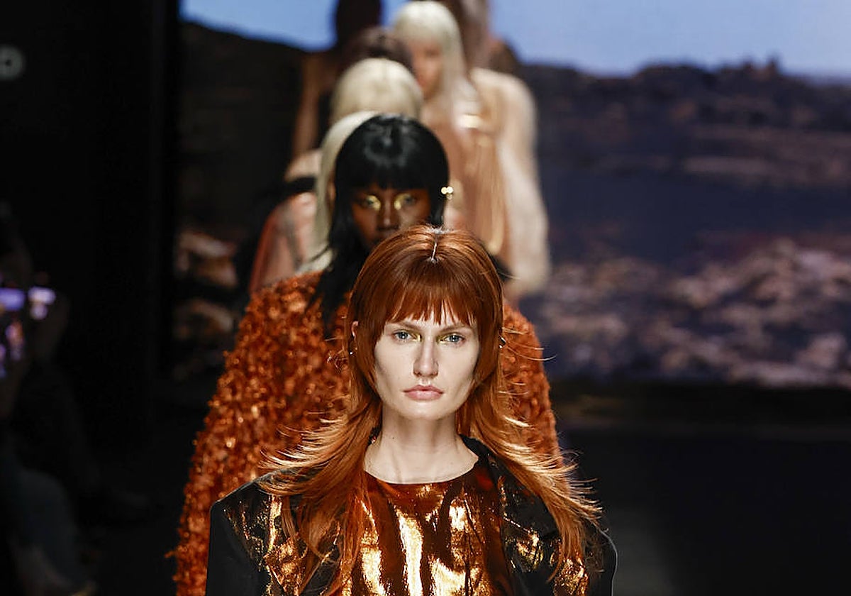 El desfile de Duyos en la MBFWMadrid.