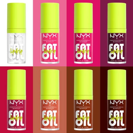 Fat Oil Lip Drip de Nyx Professional Make up (7,99 euros en Druni): este aceite labial aporta brillo e hidratación durante 12 horas. Fácil de aplicar gracias a su aplicador XXL, con el que solo es necesaria una pasada, su textura cómoda y no pegajosa deja los labios perfectos. Disponible en 8 tonos.