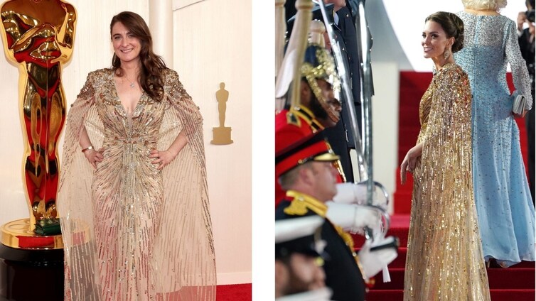 Kate Middleton se 'cuela' en los Oscar a través de uno de los vestidos más elegantes de la alfombra roja