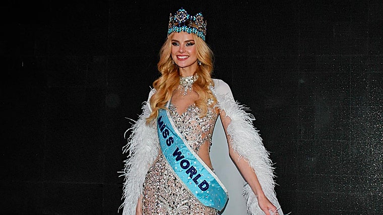 Krystyna, representante de República Checa, ganadora de Miss Mundo 2024.