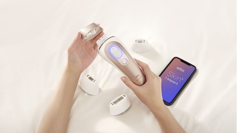 Skin i-expert, la nueva depiladora de luz pulsada de Braun que conectas con tu móvil.