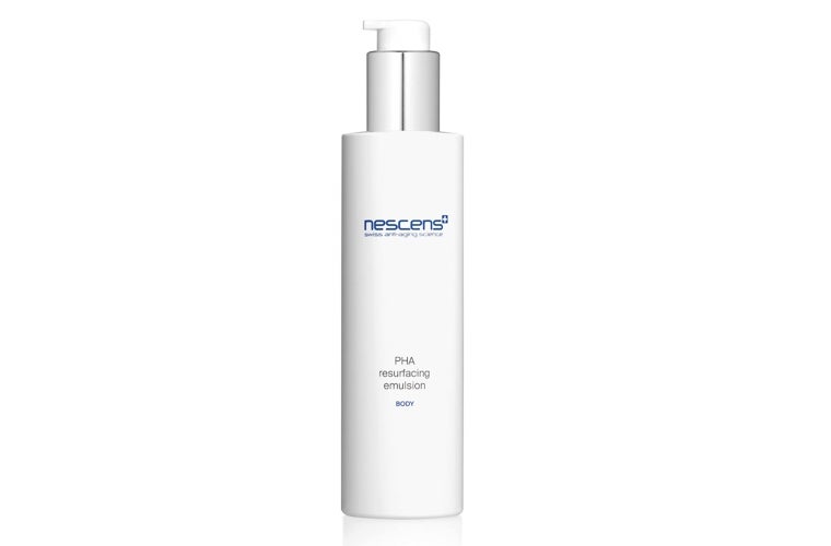 Emulsión corporal PHA Resurfacing de Nescens.