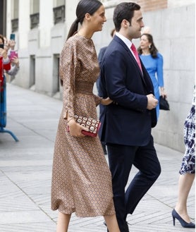 Imagen secundaria 2 - Victoria Federica en la boda de José Luis Martínez-Almeida y Teresa Urquijo.