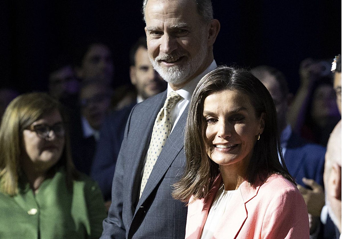 Los Reyes en la entrega de los Premios Nacionales de Innovación y Diseño 2023.