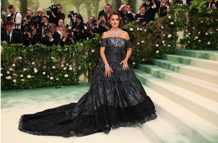 Penélope Cruz con vestido de Chanel.