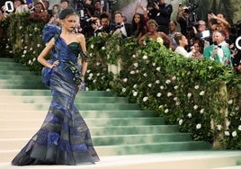 La alfombra verde de la MET gala 2024, en imágenes