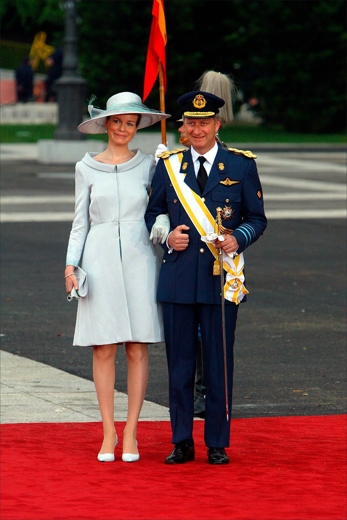 Matilde de Bélgica, de Balenciaga. 