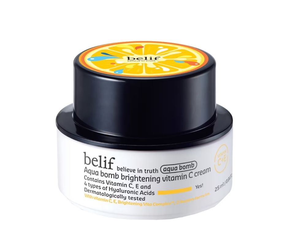 Crema facial Aqua bomb con vitamina C de Belif: de 28 a 14 euros (solo en Sephora). La nueva versión revitalizante del superventas Aqua Bomb, enriquecida con vitaminas C y E, así como con un complejo compuesto por 4 tipos de ácido hialurónico.