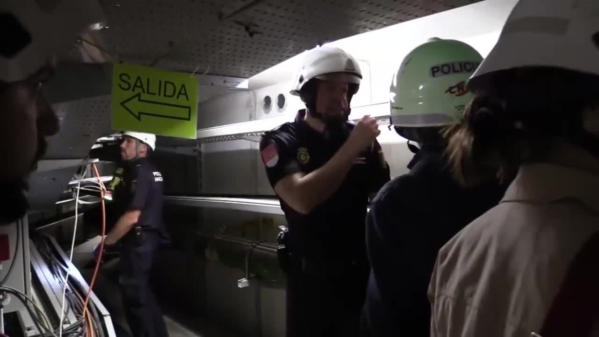 Unidad de Subsuelo de la Policía Nacional revisa ya las galerías subterráneas de Pamplona