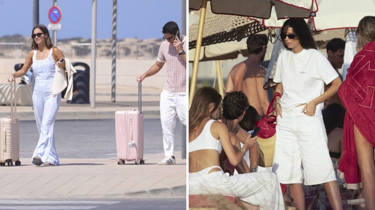 María Pombo y su marido Pablo Castellanos llegan a Formentera. Victoria Federica Marichalar, con amigos, en una playa de Ibiza