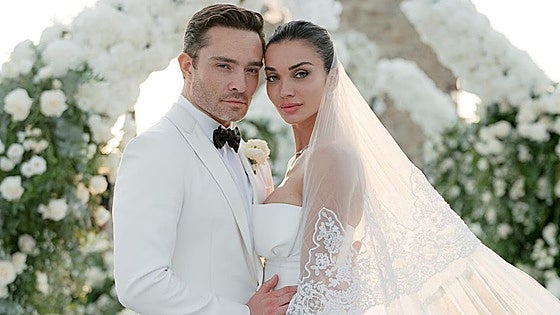 Los cinco vestidos de novia de Amy Jackson en su boda con Ed Westwick